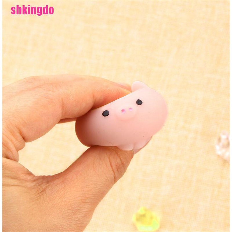 Đồ chơi bóp hình chú heo Mochi dễ thương giúp giảm căng thẳng