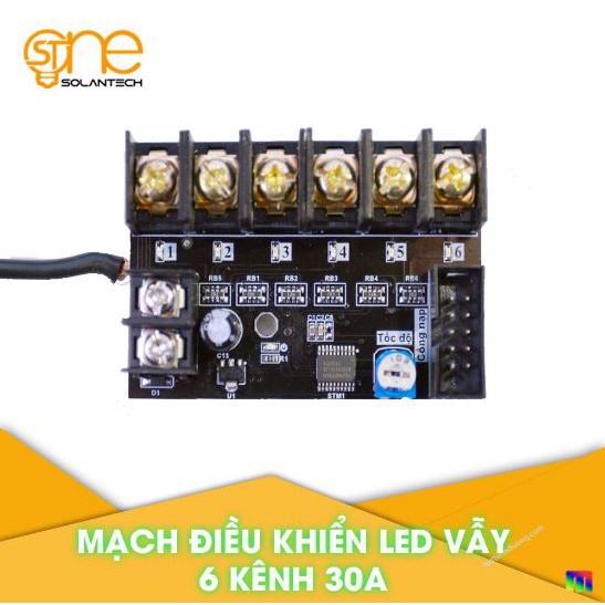 MẠCH LED VẪY 4/6/8/12/16 KÊNH ONELED CÔNG SUẤT 30A