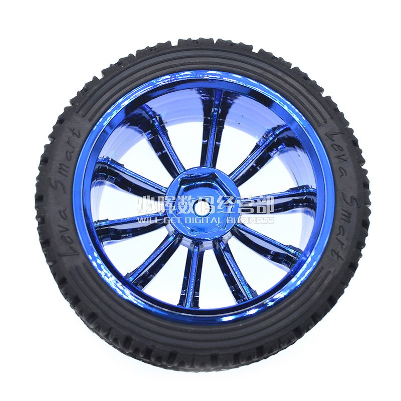 Lốp bánh xe 65mm độ ma sát cao, kèm khớp nối - hàng cao cấp loại đẹp | BigBuy360 - bigbuy360.vn