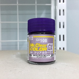 [NEW] Sơn: Mr Clear Color GX GX101-108 (Lacquer) (Mua 04 lọ Mr Color Bất Kỳ tặng 03 lọ đựng sơn 10ml)