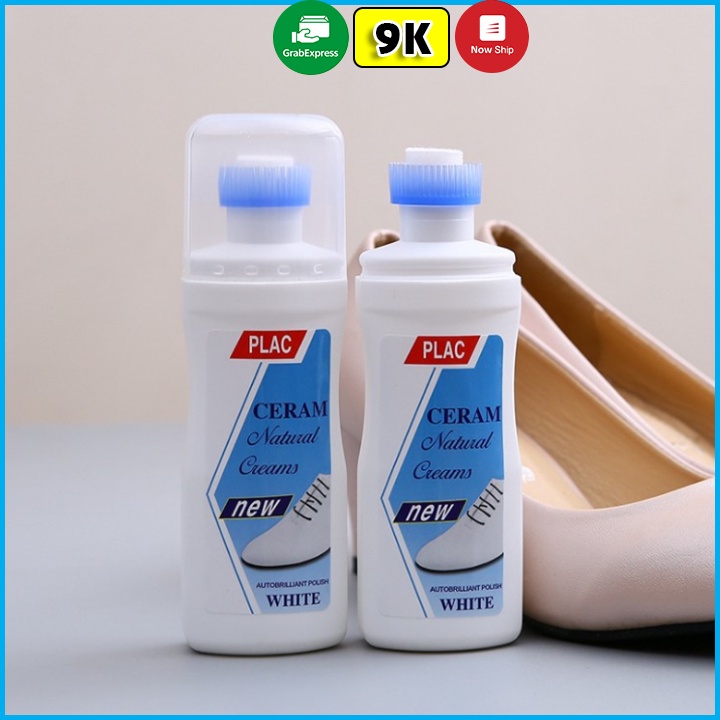 Tẩy Trắng Giày Plac Có Đầu Chổi 100ml - Phụ Kiện Làm Sạch Giày Dép