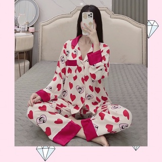 Bộ pyjama tay dài quần dài mango sam cao cấp.