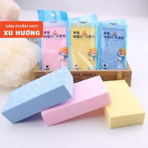 Bông tắm miếng kỳ ghét tẩy tế bào chết da tạo bọt siêu sạch hàn quốc - Glow Asia