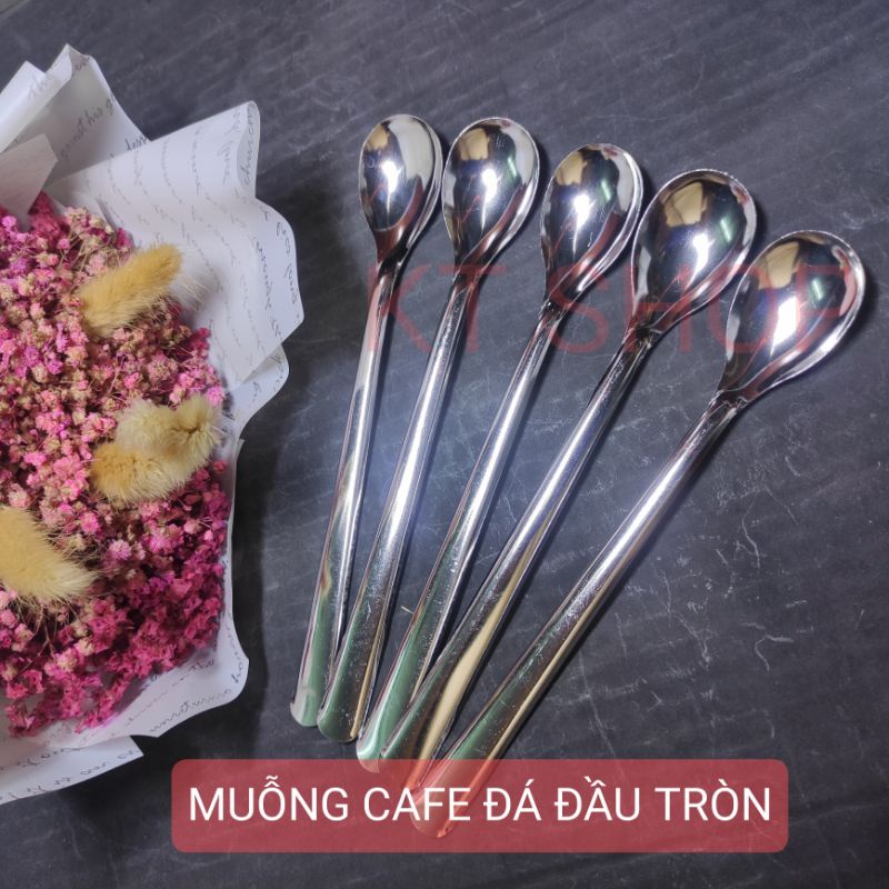 BỘ 10 MUỖNG (MUI) CAFE ĐÁ INOX