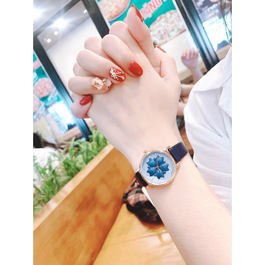 Đồng Hồ Julius Nữ Hàn Quốc JA-1000 Xanh | BigBuy360 - bigbuy360.vn