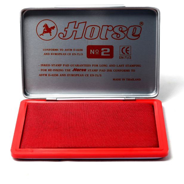 HỘP DẤU KIM LOẠI HORSE No.1/ No.2/ No.3 chính hãng