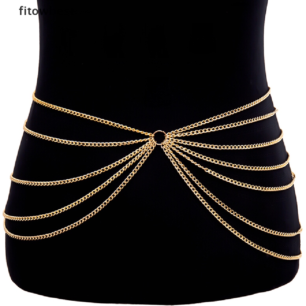 Dây Mắt Xích Đeo Hông Phong Cách Boho Thời Trang Quyến Rũ Cho Nữ