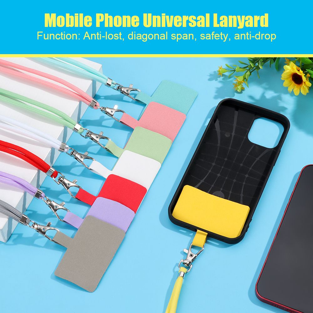 Dây đeo cổ bằng nylon có thể tháo rời chống thất lạc cho điện thoại