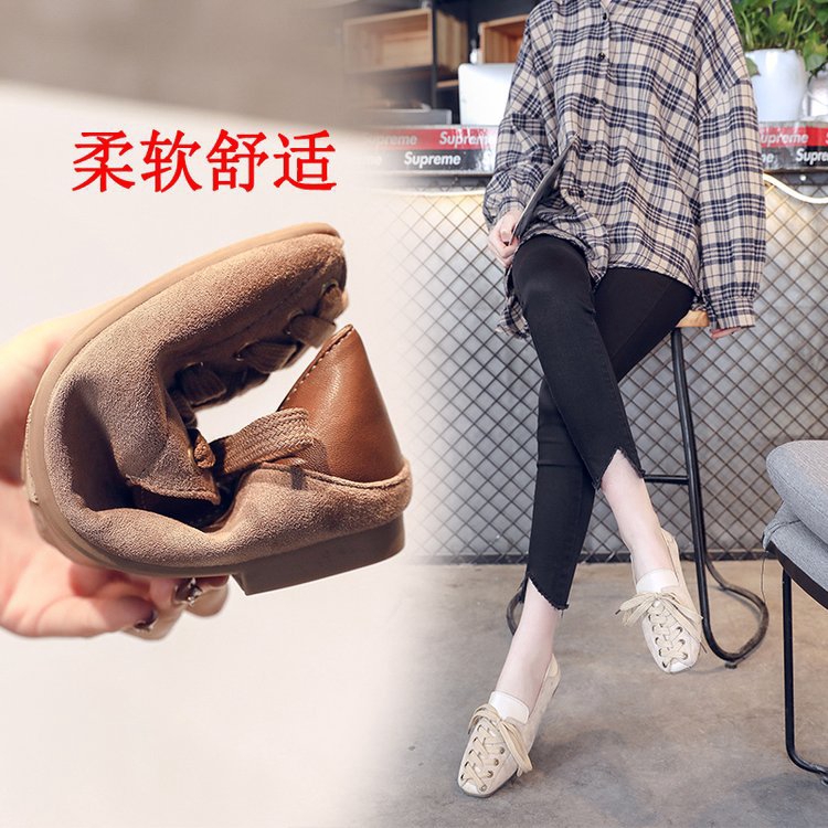 Giày Búp Bê Đế Bằng Thiết Kế Thoải Mái Cho Nữ