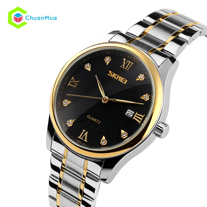 Đồng hồ Nam Skmei 9101 số kim cương DHA345 | BigBuy360 - bigbuy360.vn