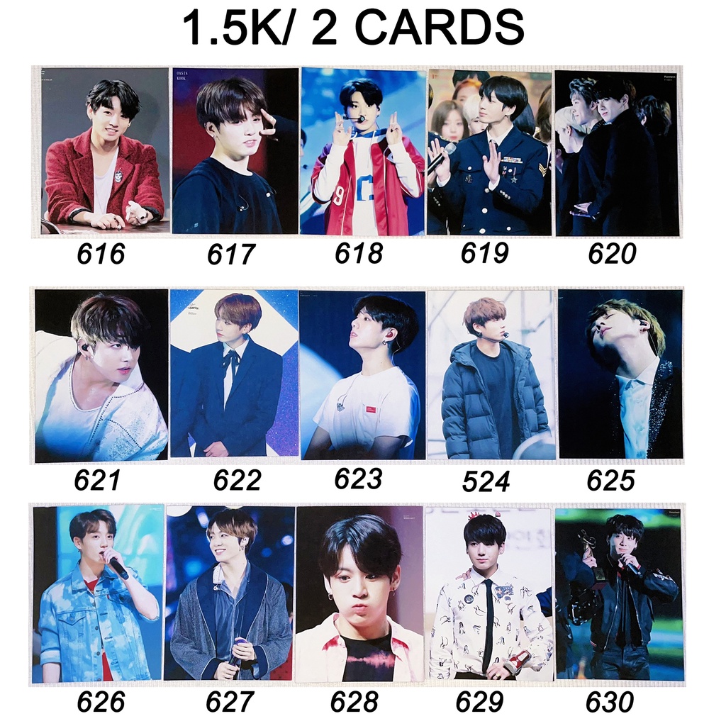 Sale set card BTS JUNGKOOK 5