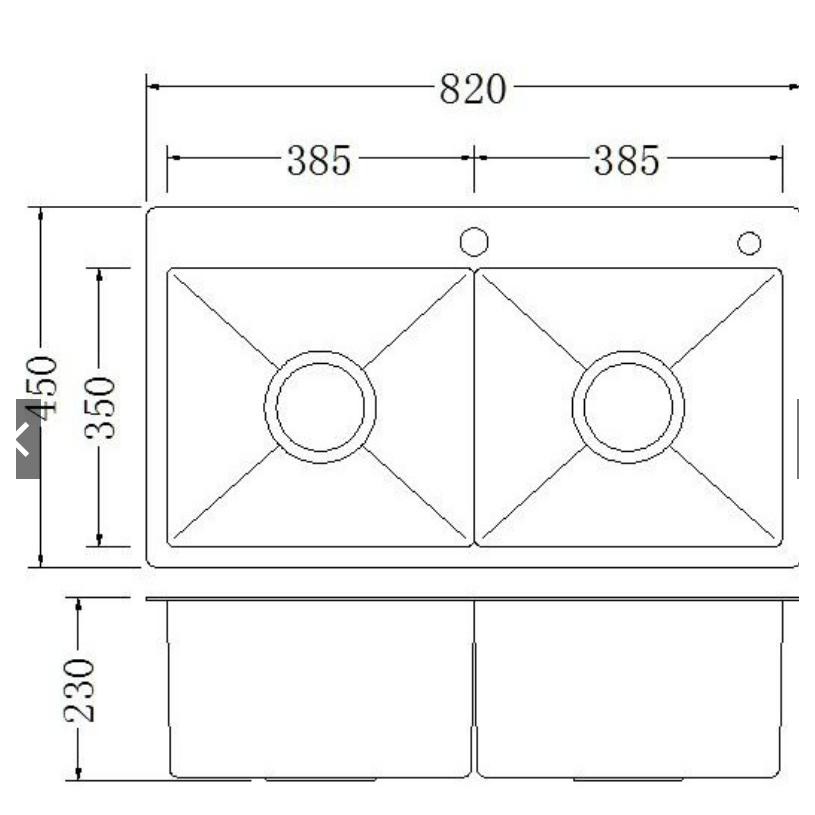 Combo Chậu Đúc Bồn Rửa Chén Bát INOX KOREA SUS 304 (2 HỘC 1 BÀN RÁO NƯỚC)  và kèm bộ Xả Chậu hố rác và Rổ ráo nước