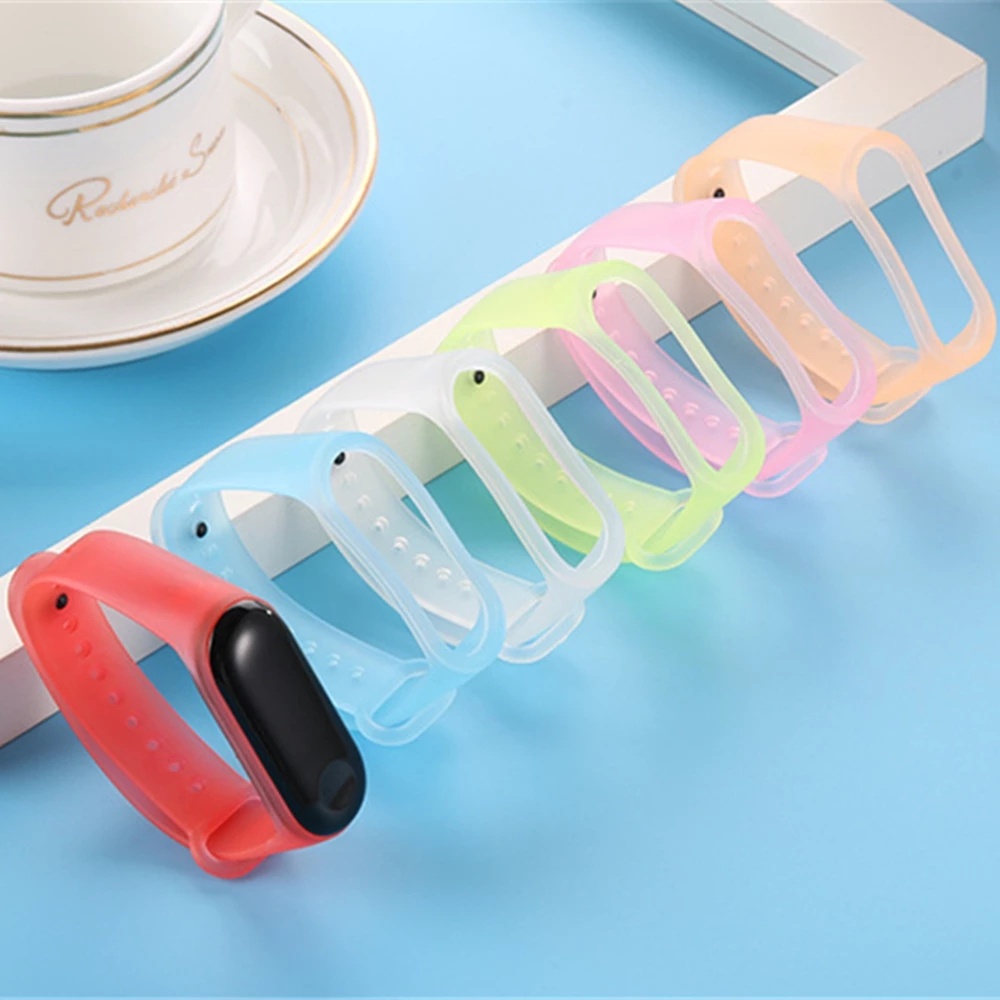 Color Clear Strap For Xiaomi Mi Band 3 4 5 6 Replaceable Bracelet