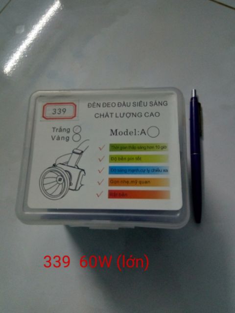 Đèn pin đội đầu LỚN 339 (60W) siêu sáng