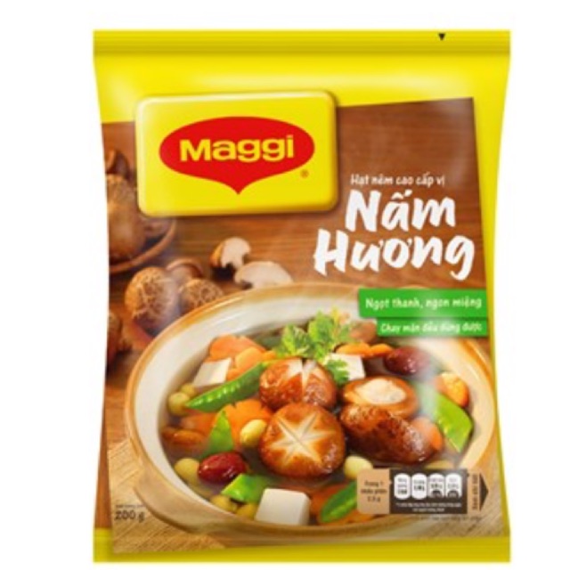 Combo 3 gói hạt nêm Maggi Nấm Hương gói 200g