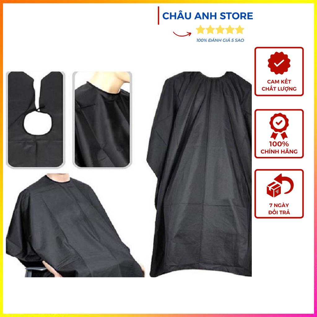 Áo Choàng Cắt Tóc, Nhuộm Tóc Chống Thấm Nước Cho Salon Và Tại Nhà