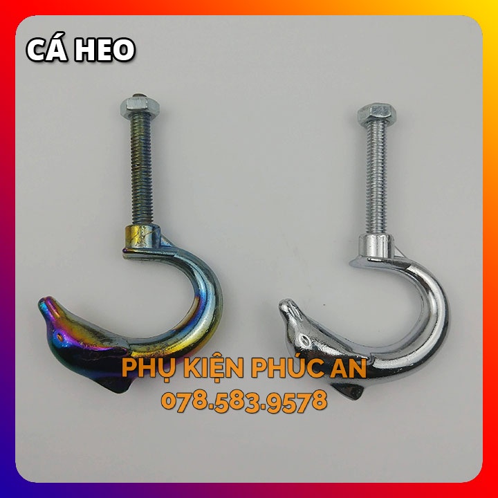 Móc treo đồ INOX, TITAN gắn xe máy, xe điện AB airblade Vario Winner X Exciter Sirius Cub Dream Wave