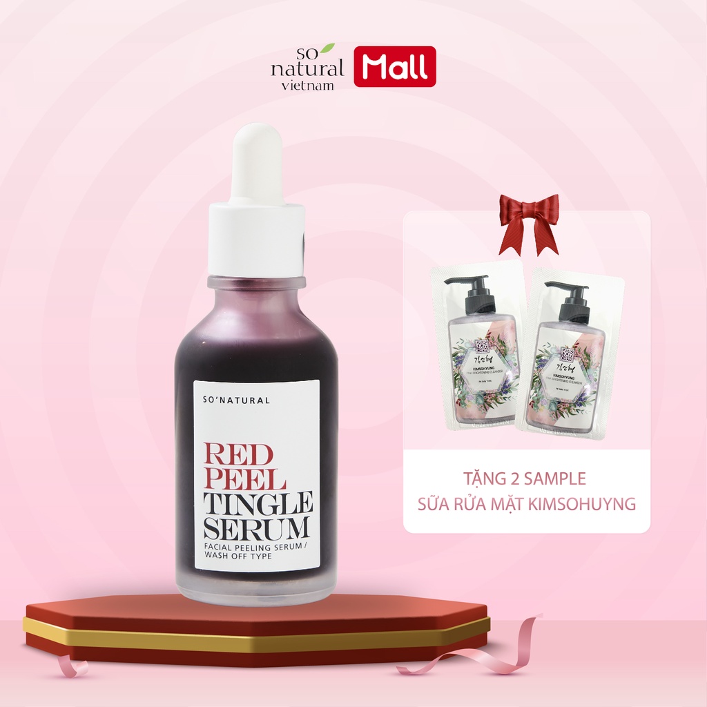 Red Peel Tingle Serum 35ml Tinh Chất Tái Tạo Da Chính Hãng So Natural Việt