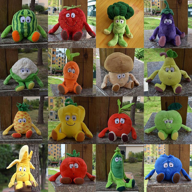 Thú nhồi bông hình rau củ quả kích thước tùy chọn có thể dùng làm gối