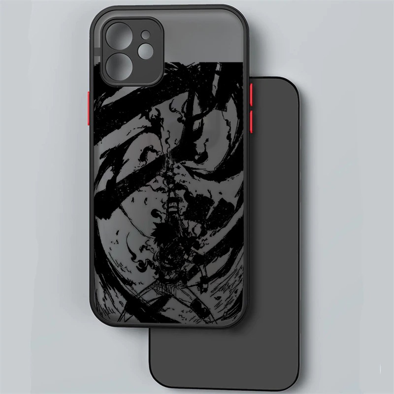 Ốp Điện Thoại Nhựa Cứng In Hình Luffy One Piece Bảo Vệ Camera Cho iPhone 13 Pro Max 12 11 iPhone 7 8 X XS