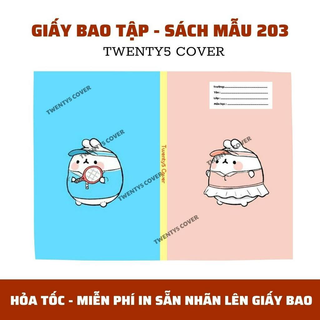 GIẤY BAO TẬP - SGK MẪU 200 - 209