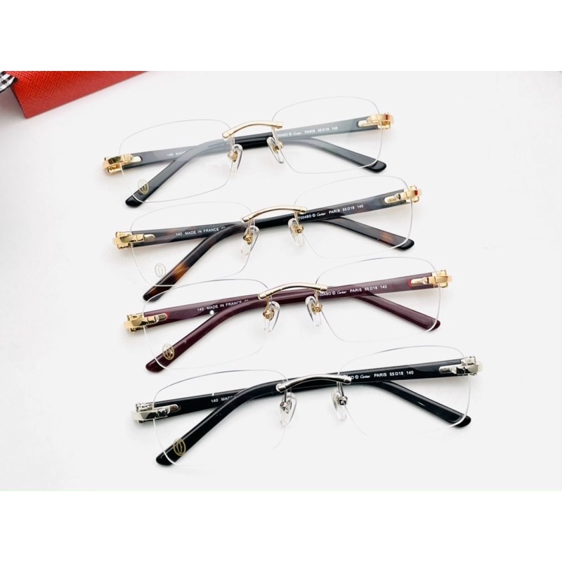 Gọng khoan titan cao cấp KÍNH MẮT 88 KÍNH CATIER