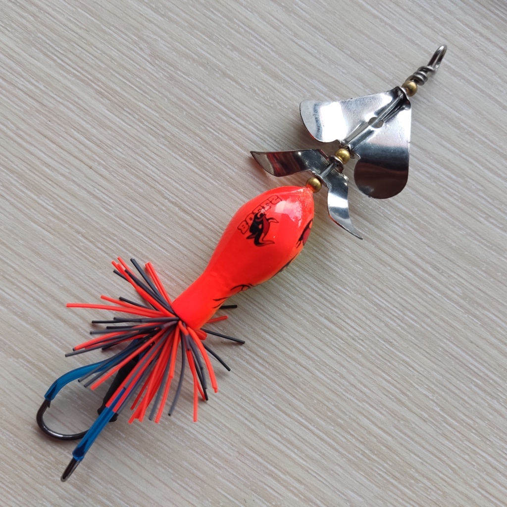 Mồi câu lure nhái BULLs bait buzz 12g 10cm