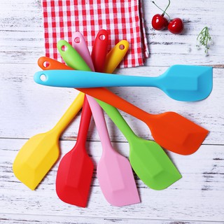 Spatula - Phới Dẹt Silicon Trộn Bột, Vét Bột, Đánh Bột, Phết Kem - Phới Làm Bánh Chịu Nhiệt