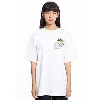 5THEWAY® /wild balloon/ NEW TEE™ in WHITE aka Áo Thun Màu Trắng Tay Ngắn