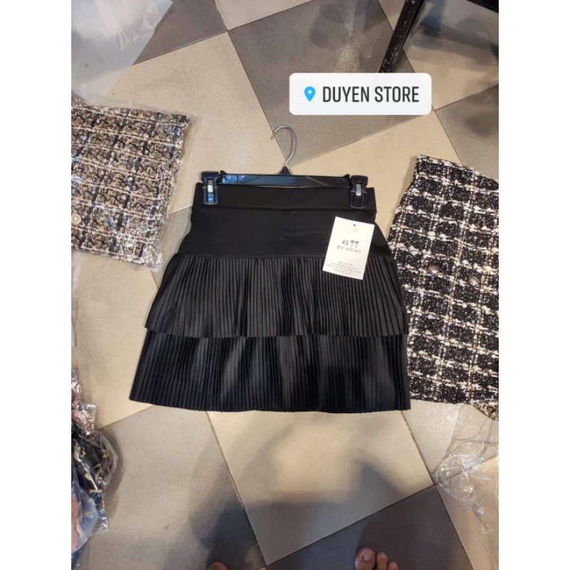 CHÂN VÁY Ngắn XẾP LI KÈM QUẦN TRONG ( HÌNH MẪU KÈM HÌNH THẬT SHOP TỰ CHỤP Ạ)