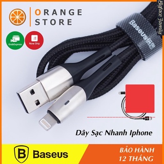 Dây sạc iPhone chính hãng Baseus sạc nhanh 2.4A dây sạc iphone dài 1M/2M hỗ trợ sạc ipad/iphone/6/7/8/x/11