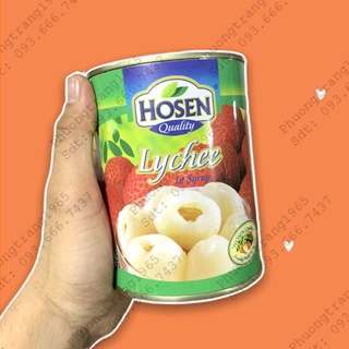 Vải Ngâm Nước Đường HOSEN - 565g