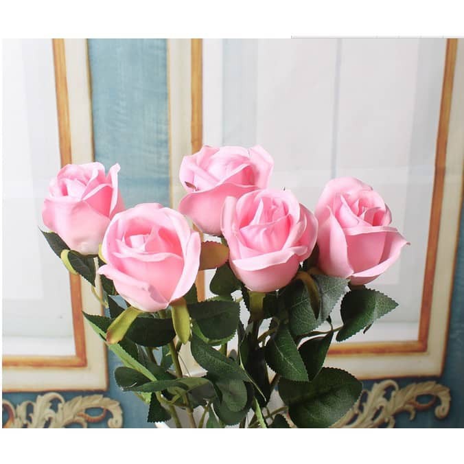 hoa giả - hoa hồng lụa cao cấp