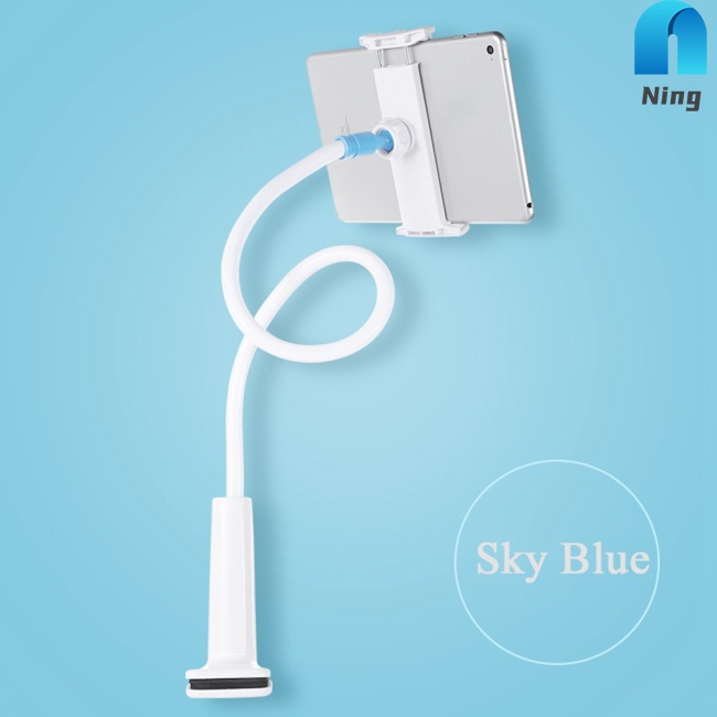 Giá Đỡ Điện Thoại / Máy Tính Bảng Xoay Linh Hoạt Có Kẹp Gắn Giường Ngủ Cho iPhone Samsung
