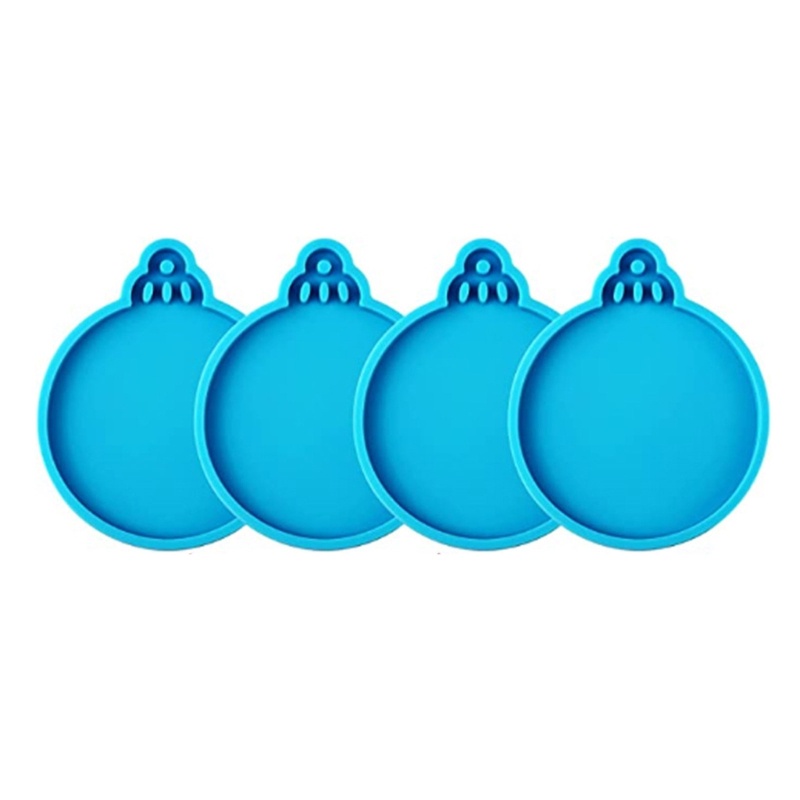 Sa Khuôn Làm Móc Khóa Bằng Nhựa Silicone Hình Tròn