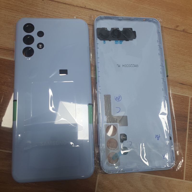 Vỏ samsung A13 4G A135F bộ có kính camera,nắp lưng samsung A13 4G zin có kính camera