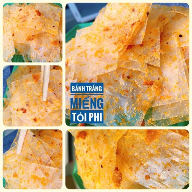 Bánh Tráng Miếng Tỏi Phi Túi Zip 100g - Trai Đẹp Snack