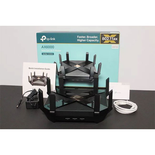 Router wifi 6 Thế Hệ Mới Archer AX6000 tốc độ cao. Chính hãng, BH 24 tháng