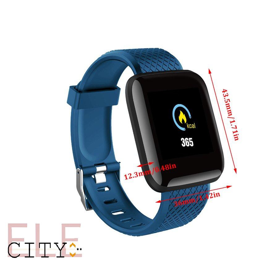 Ele】Đồng hồ thông minh Smart Watch 116 plus chống nước theo dõi vận động hỗ trợ theo dõi sức khỏe và định vị GPS