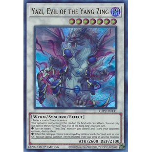 Thẻ bài Yugioh - TCG - Yazi, Evil of the Yang Zing / GFP2-EN131'