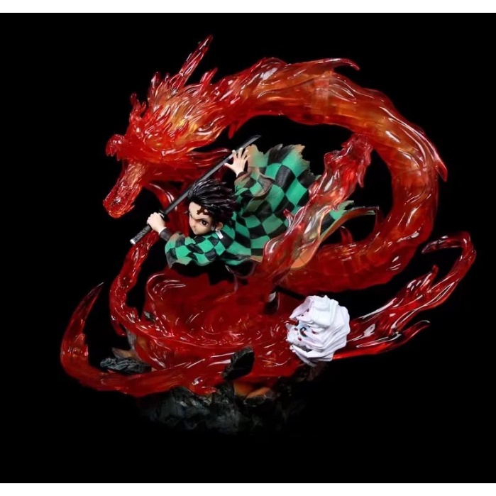 Mô hình kamado Tanjiro hỏa thần rồng lửa Kimetsu no Yaiba - Demon Slayer