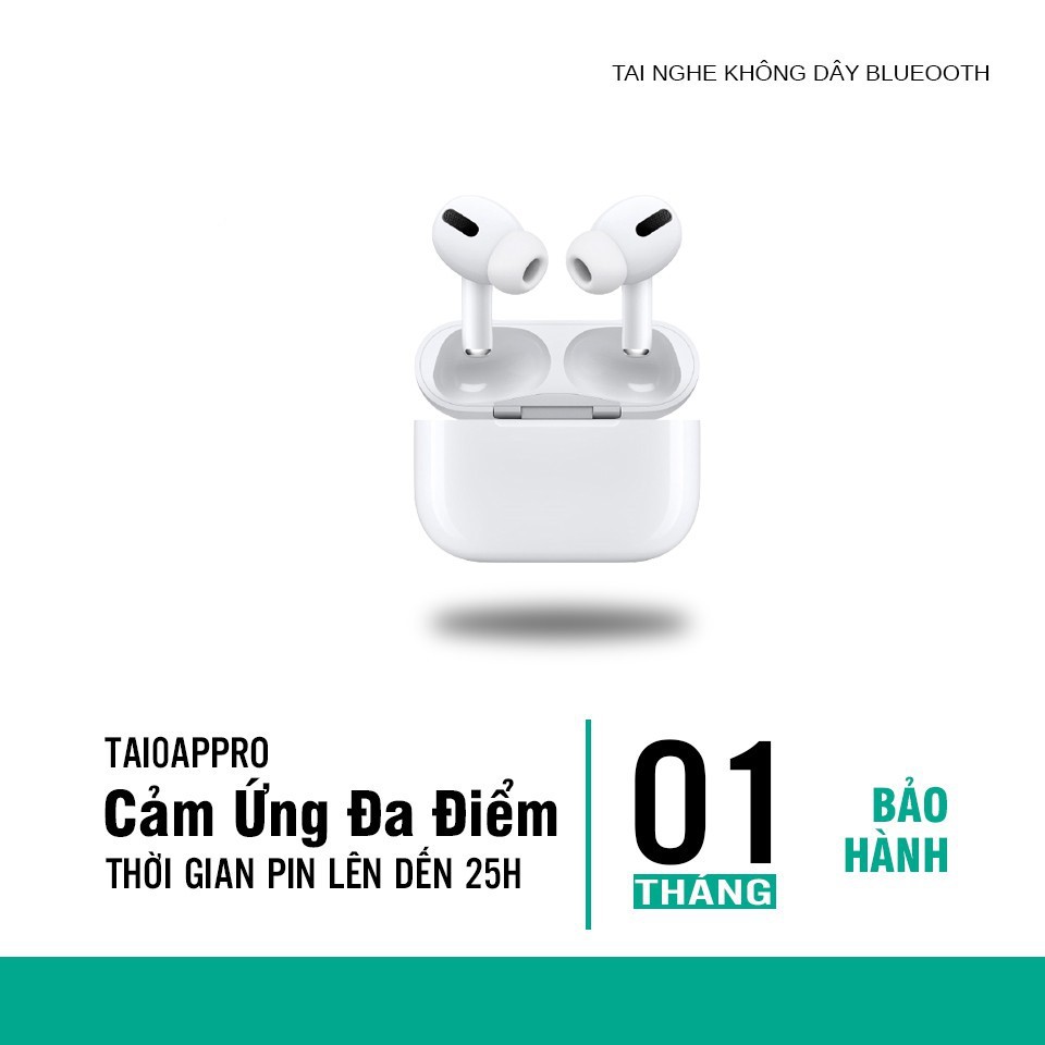 Tai nghe Bluetooth kiểu dáng Airpods Pro,tai nghe không dây TWS bluetooth V5.0 chống ồn