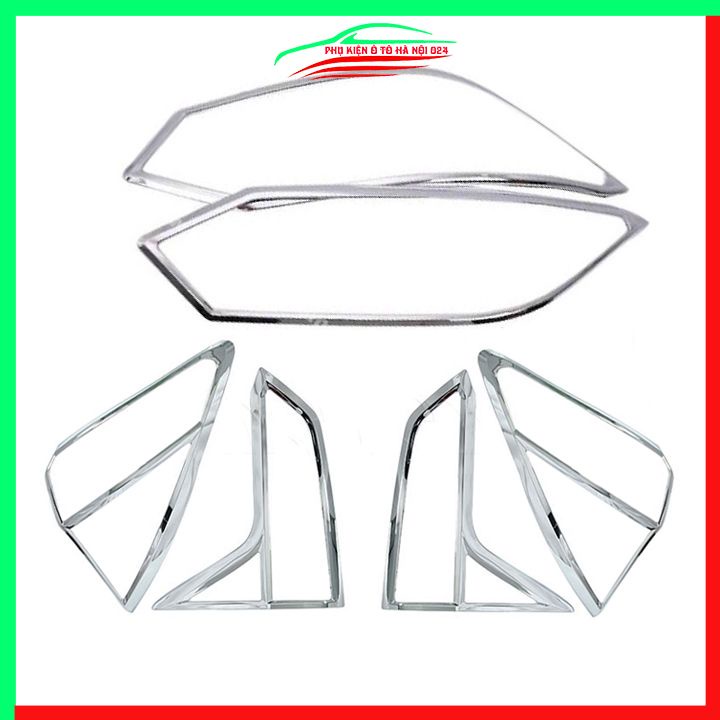 Ốp viền đèn pha hậu mạ crom Honda H-RV chống trầy trang trí bảo vệ xe