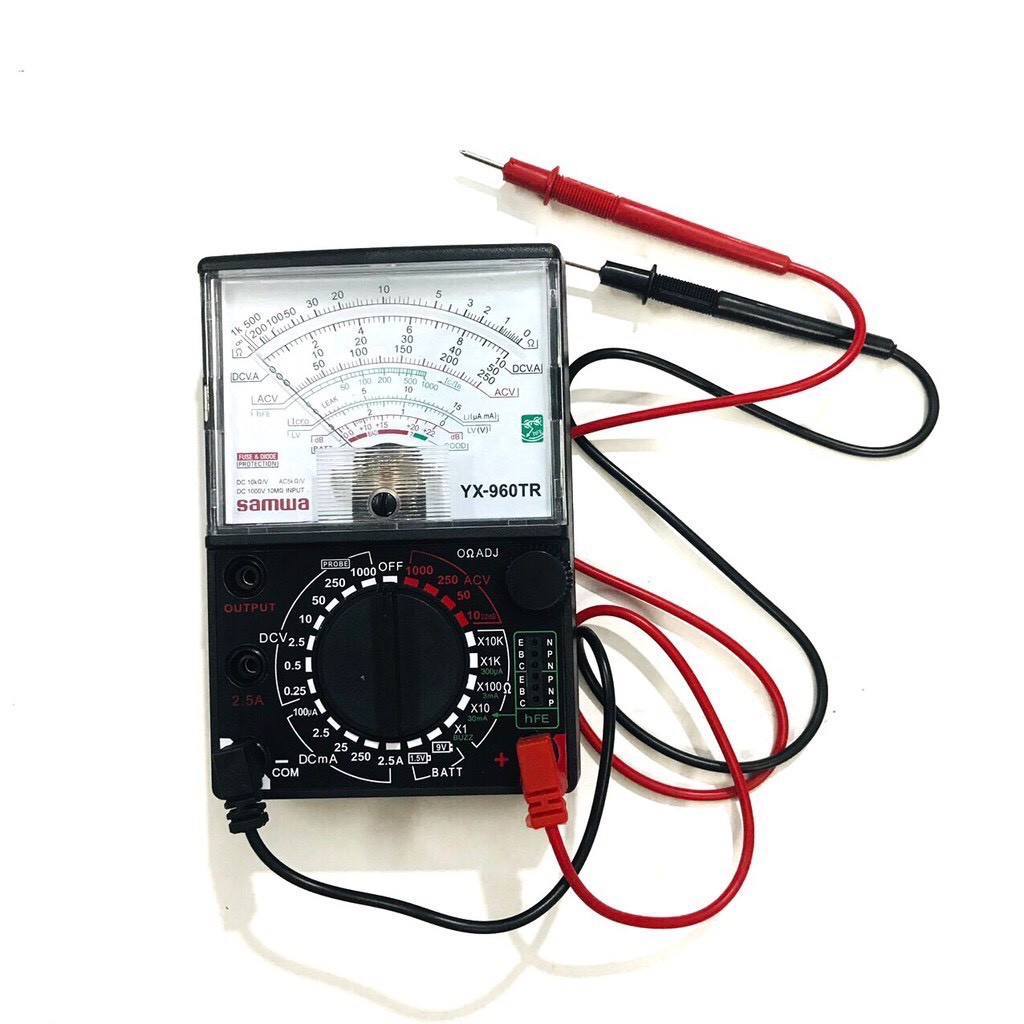 Đồng hồ đo điện vạn năng, đồng hồ VOM YX- 960TR kèm theo pin