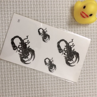 Combo 6 tấm hình xăm dán bọ cạp 10x6cm
