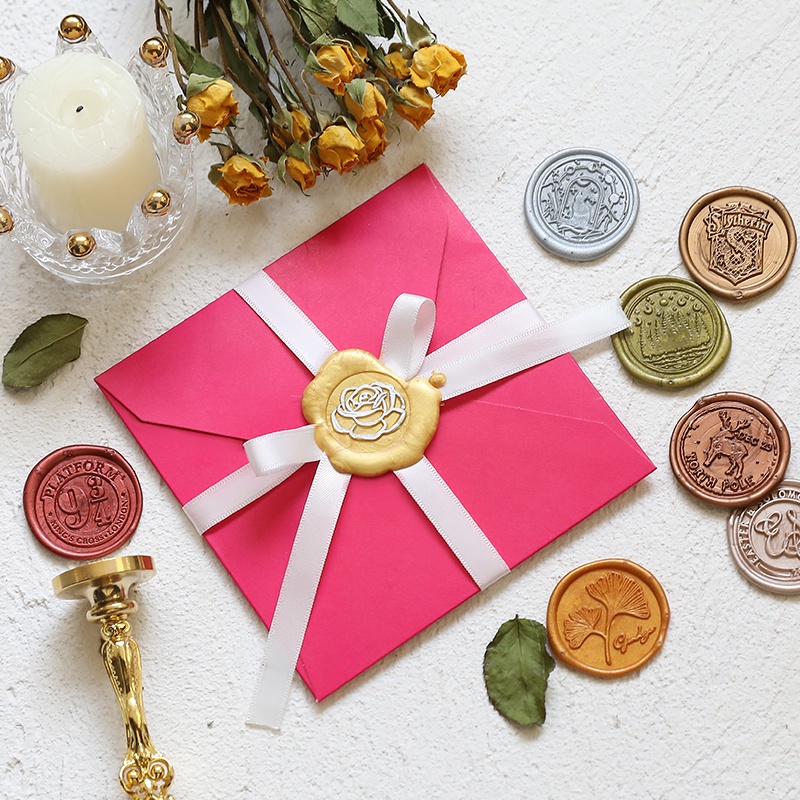 Stitchintime 50 màu hạt sáp ngọc trai 160 hạt sáp niêm phong sáp niêm phong