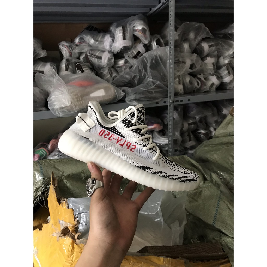 >VIDEO+ẢNH THẬT 100%< Giày Sneaker Yz V2 SPLY 350 Zebra nam nữ