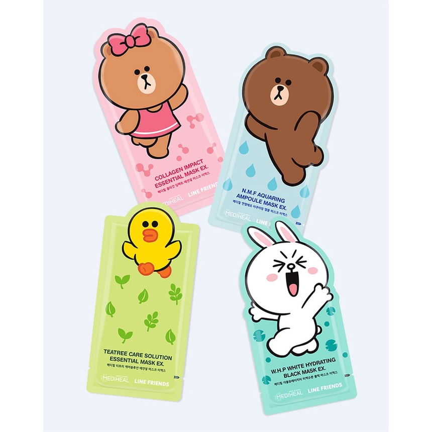 Mặt nạ giấy Mediheal Line Friends cao cấp