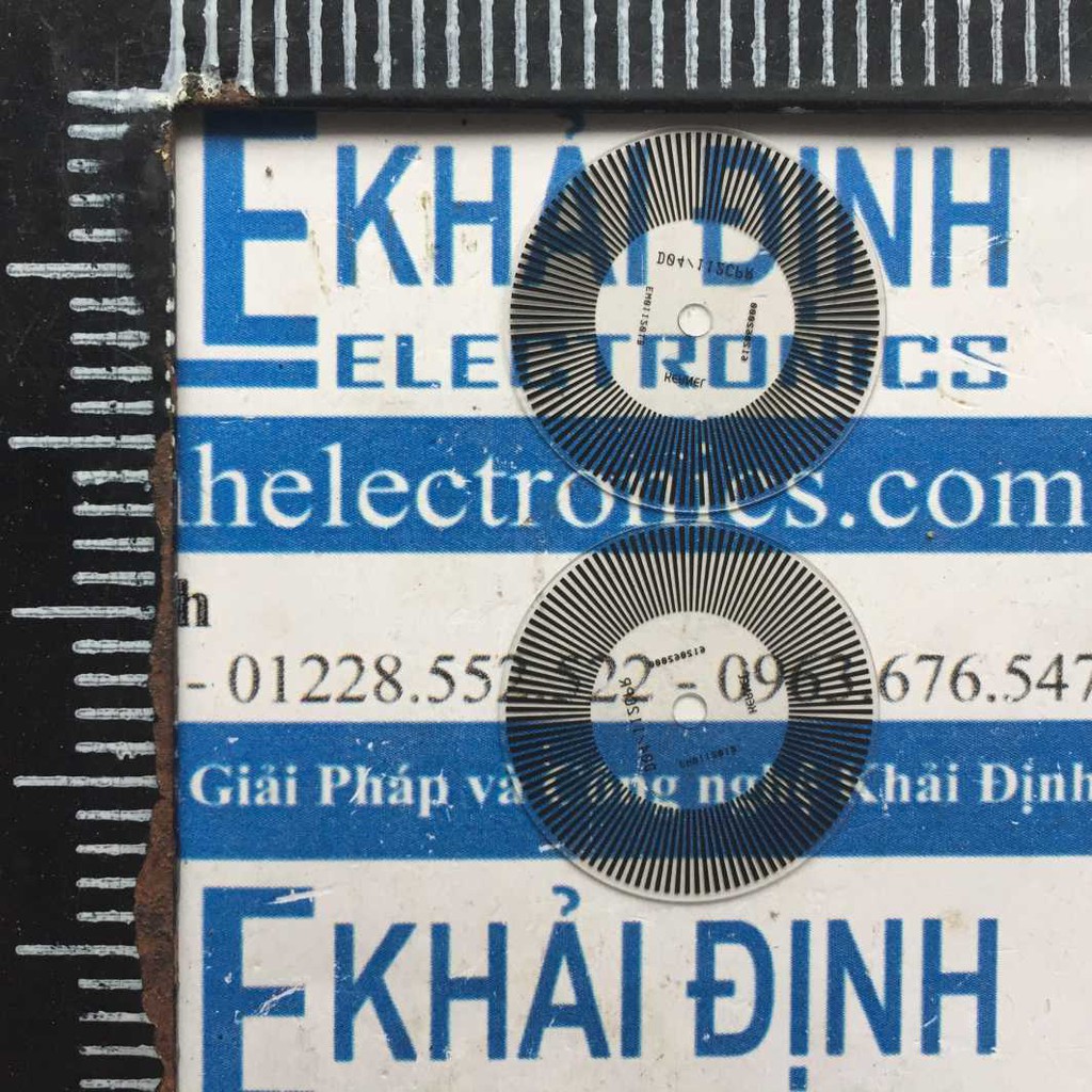 10 cái đĩa nhựa encoder D04/112CPR trục 2mm 112 vạch kde3493