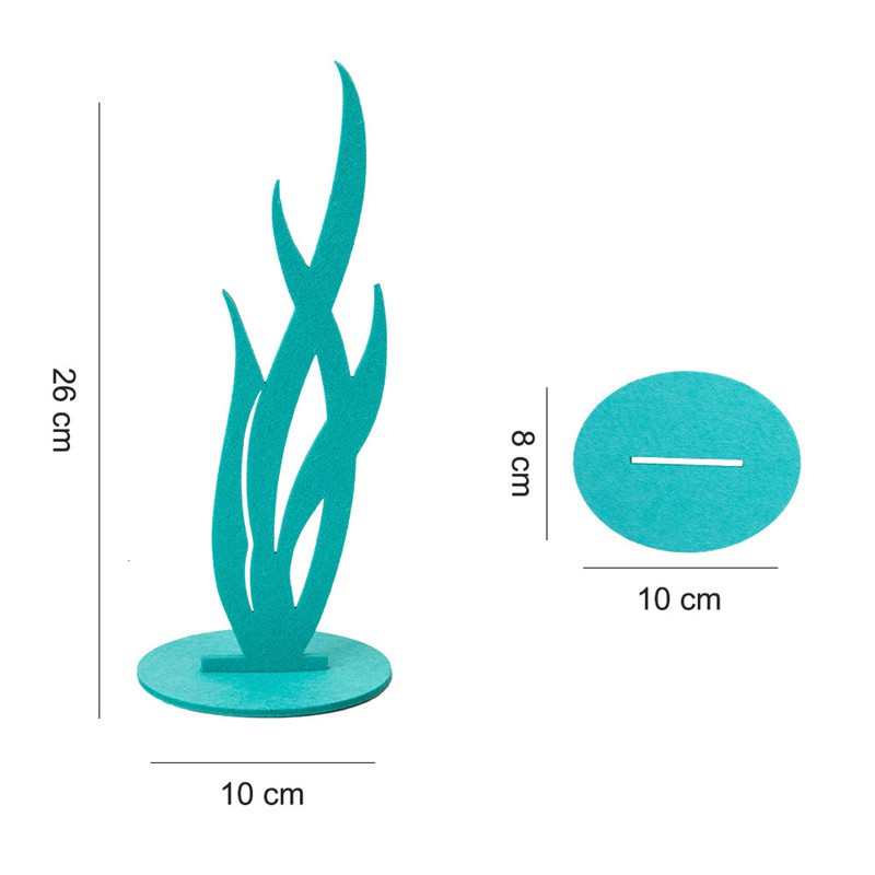 Set 2 Phụ Kiện Nàng Tiên Cá Trang Trí Bàn Tiệc DIY
